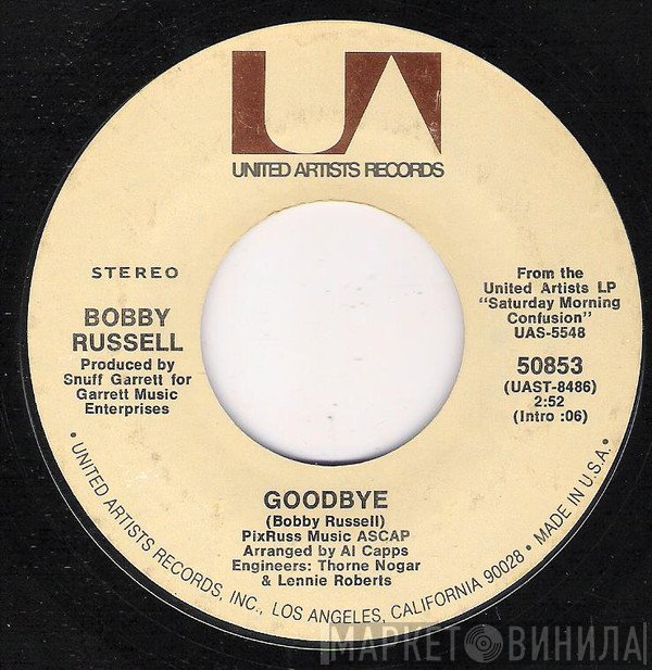 Bobby Russell  - Goodbye
