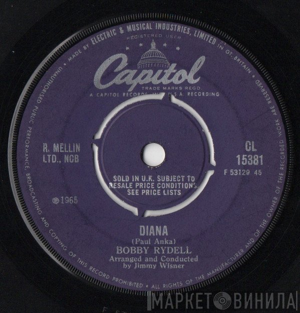 Bobby Rydell - Diana / Stranger In The World