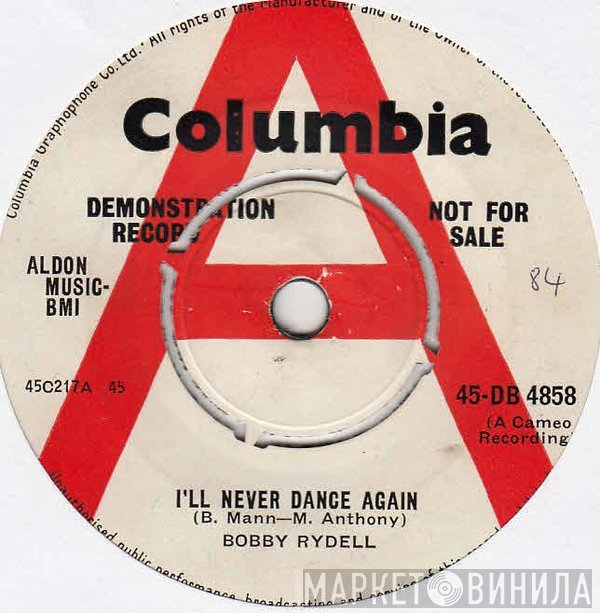Bobby Rydell - I'll Never Dance Again