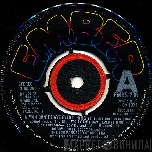 Bobby Scott, The Joe Parnello Orchestra - A Man Can't Have Everything