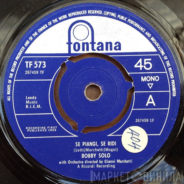 Bobby Solo  - Se Piangi, Se Ridi
