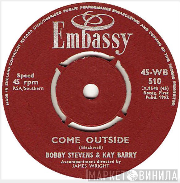 Bobby Stevens, Kay Barry, Redd Wayne - Come Outside / Ginny Come Lately
