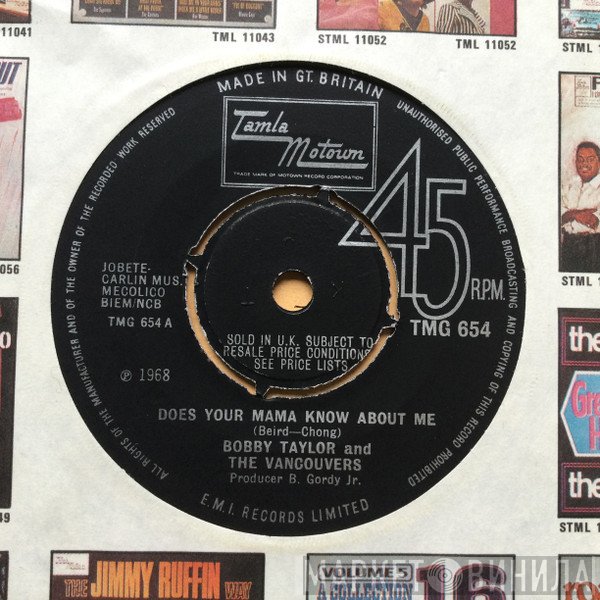 Bobby Taylor & The Vancouvers - Does Your Mama Know About Me