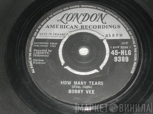 Bobby Vee  - How Many Tears / Baby Face