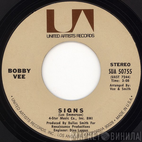 Bobby Vee  - Signs