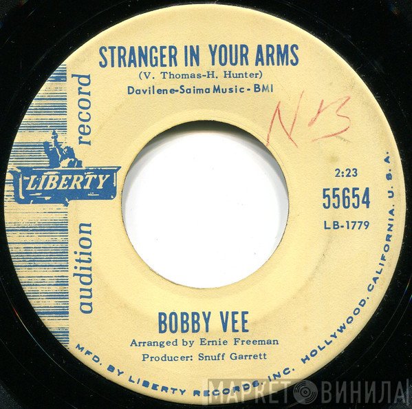 Bobby Vee  - Stranger In Your Arms