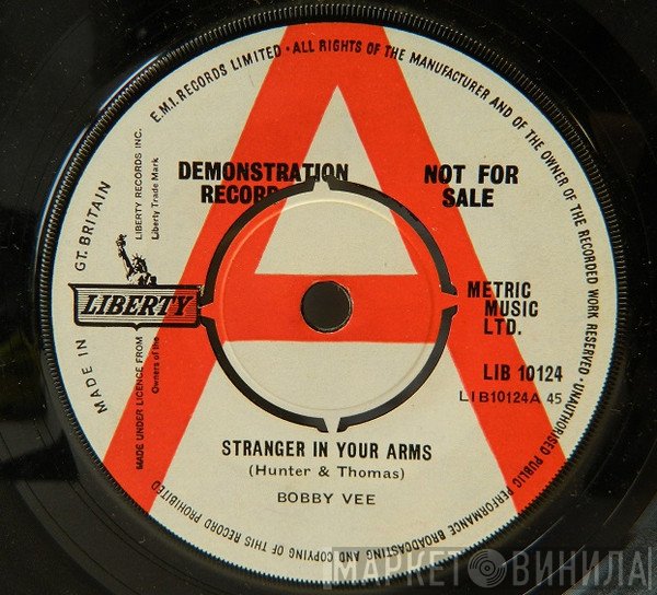 Bobby Vee  - Stranger In Your Arms