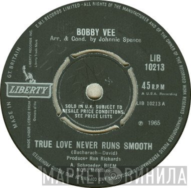 Bobby Vee - True Love Never Runs Smooth / Hey Little Girl