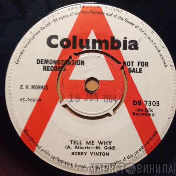Bobby Vinton - Tell Me Why / Remembering