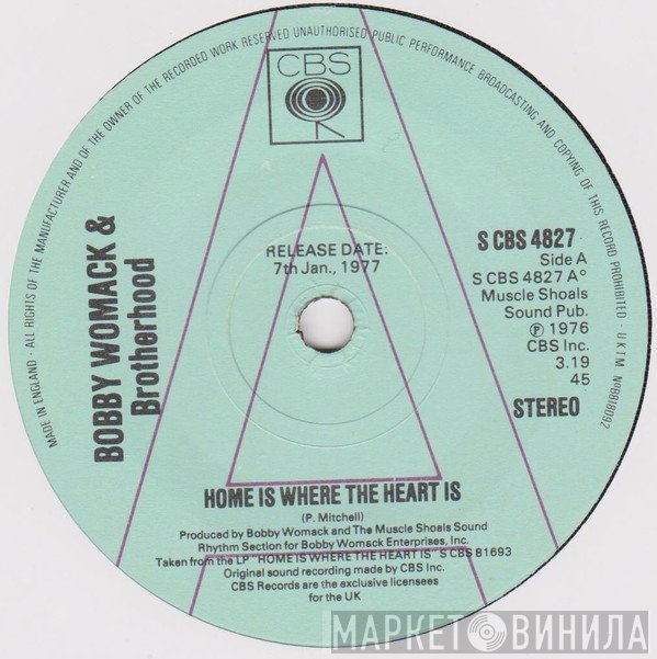 Bobby Womack, Brotherhood  - Home Is Where The Heart Is