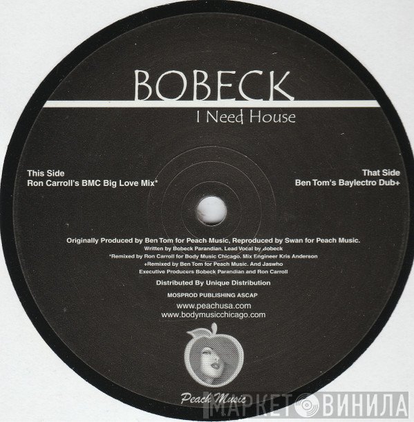 Bobeck - I Need House