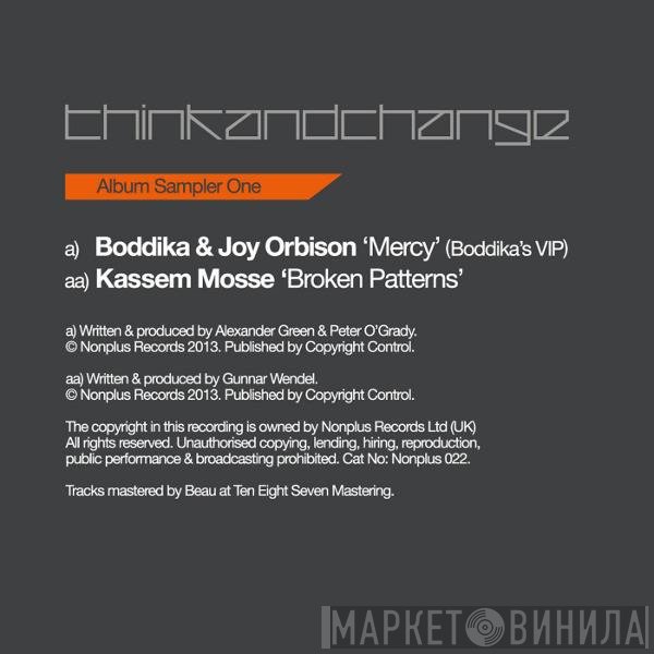 Boddika & Joy Orbison / Kassem Mosse  - Think And Change Album Sampler One
