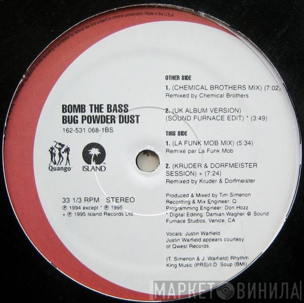Bomb The Bass  - Bug Powder Dust