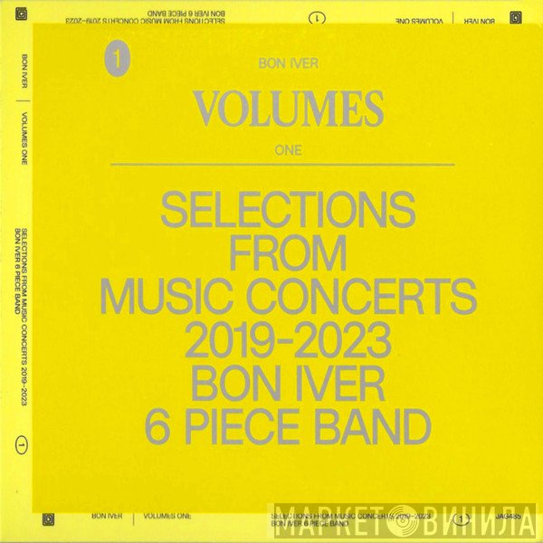 Bon Iver - Volumes: One - Selections From Music Concerts 2019-2023 Bon Iver 6 Piece Band