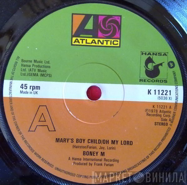 Boney M. - Mary's Boy Child / Oh My Lord