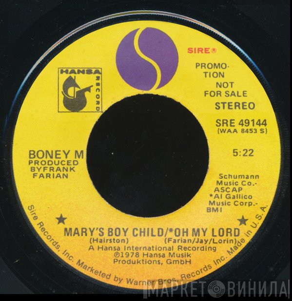 Boney M. - Mary's Boy Child/Oh My Lord
