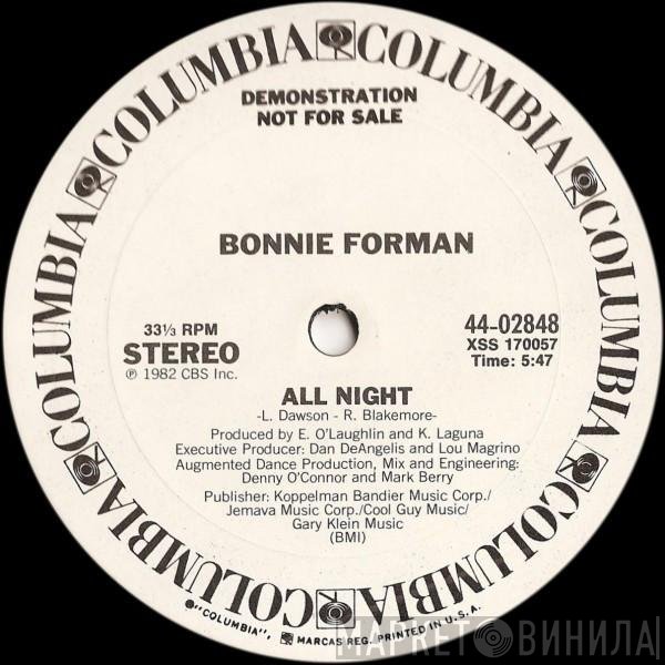 Bonnie Forman - All Night