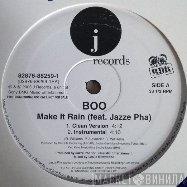 Boo , Jazze Pha - Make It Rain