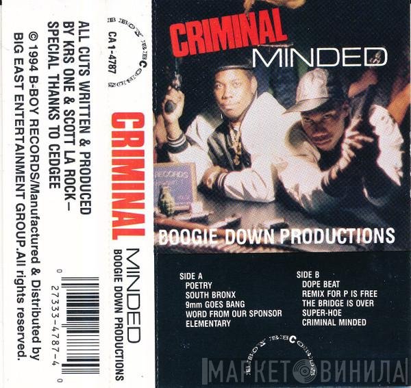 Boogie Down Productions  - Criminal Minded