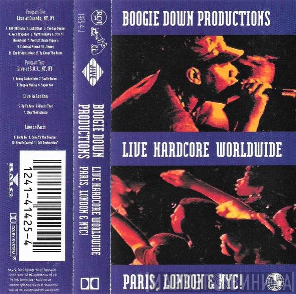 Boogie Down Productions - Live Hardcore Worldwide