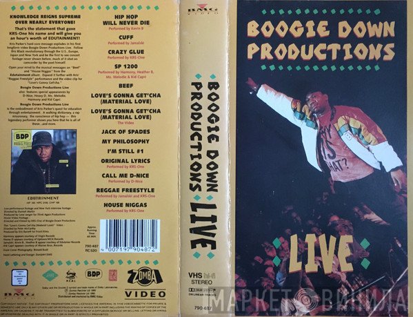 Boogie Down Productions  - Live