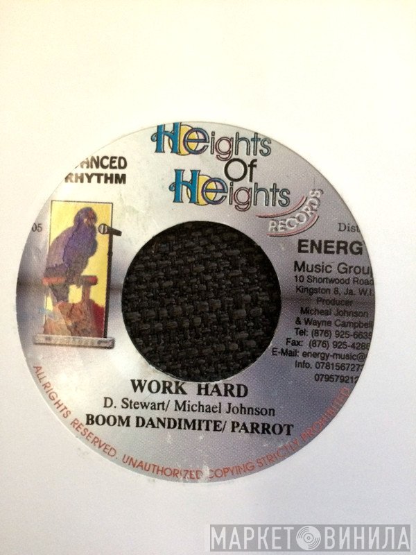 Boom Dandimite, Parrot  - Work Hard