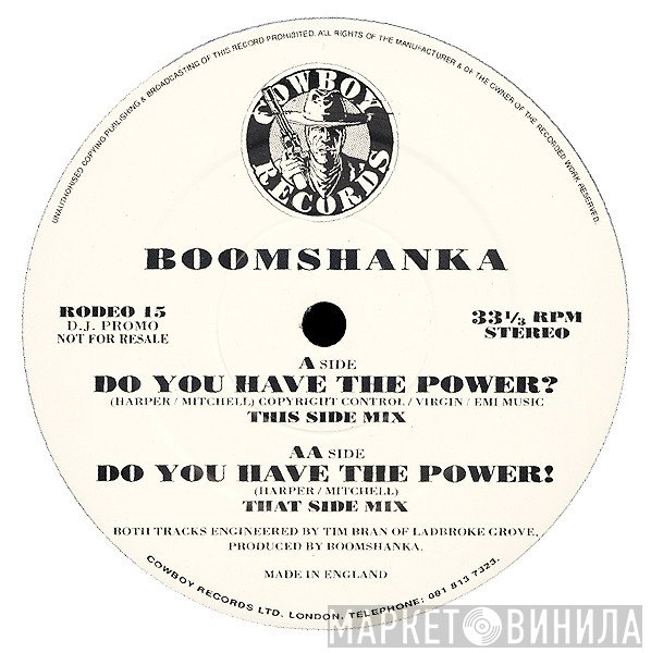 Boomshanka - Do You Have The Power?