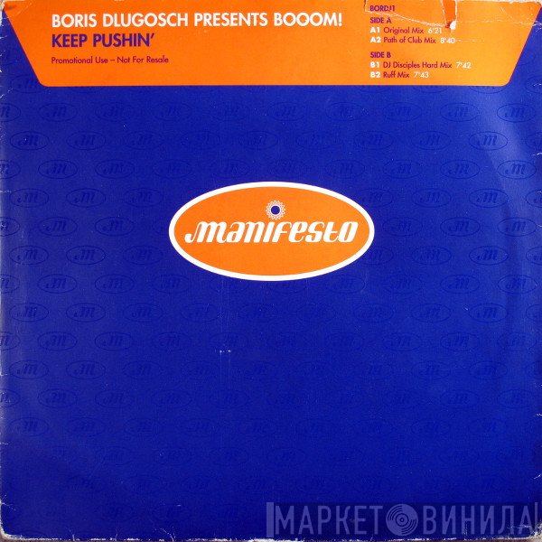 Booom!, Boris Dlugosch - Keep Pushin'