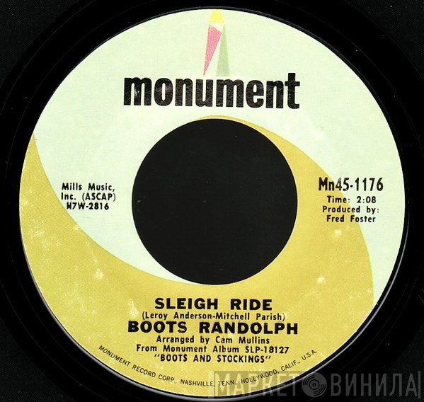 Boots Randolph  - Sleigh Ride / White Christmas