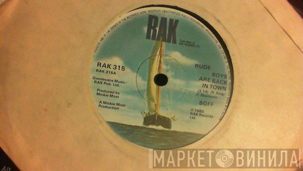 Boss  - Rude Boys Are Back In Town