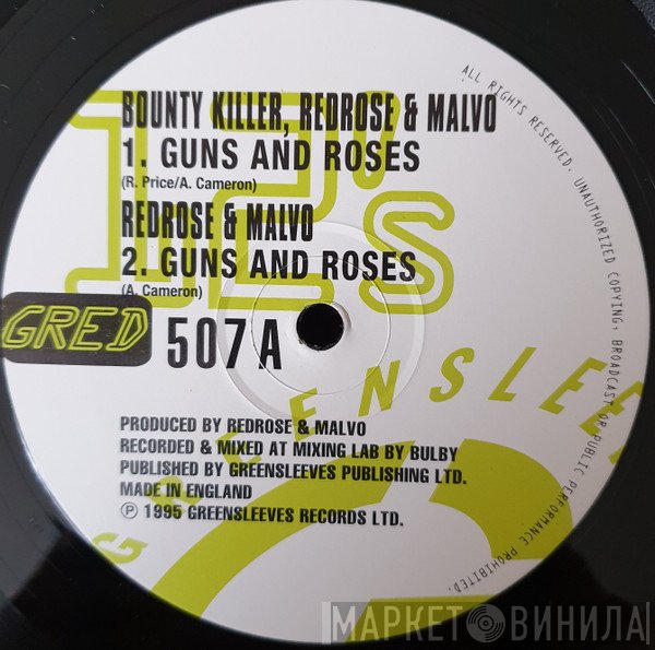 Bounty Killer, Redrose & Malvo Crew  - Guns And Roses