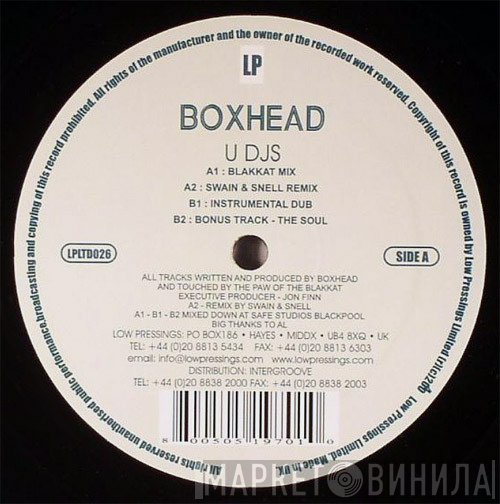Boxhead - U DJs
