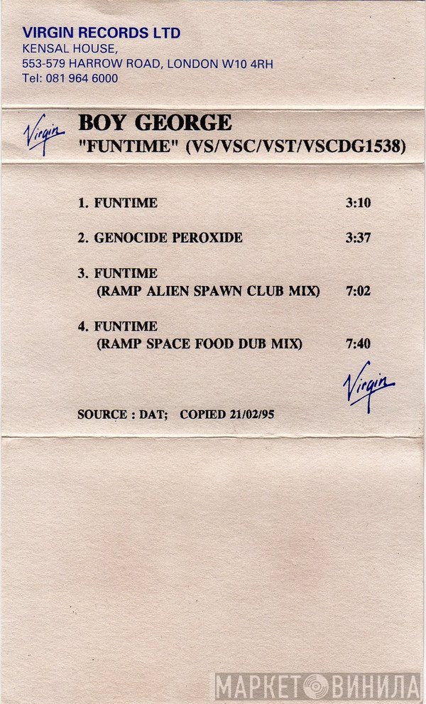Boy George  - Funtime