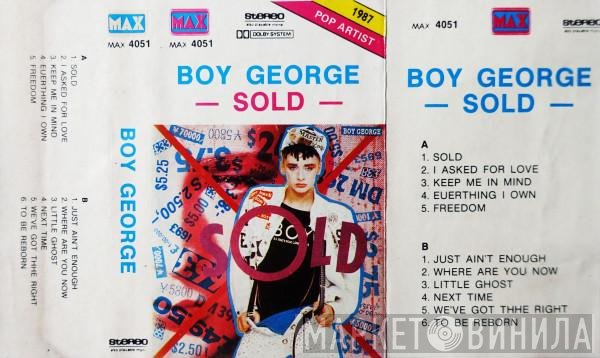 Boy George  - Sold