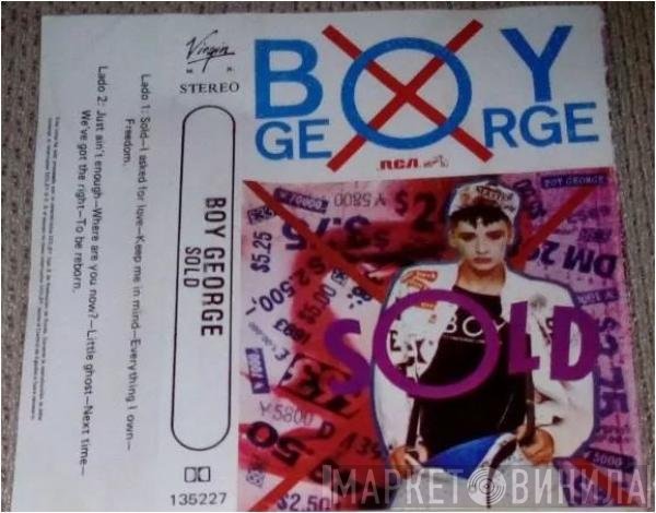 Boy George  - Sold