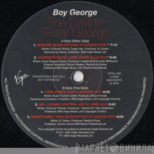 Boy George - The Devil In Sister George