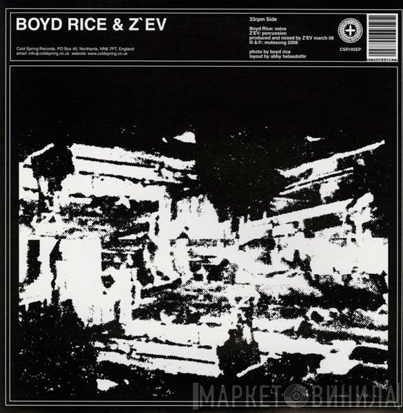 Boyd Rice, Z'EV - Untitled