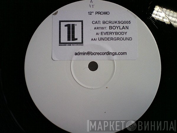Boylan  - Everybody / Underground