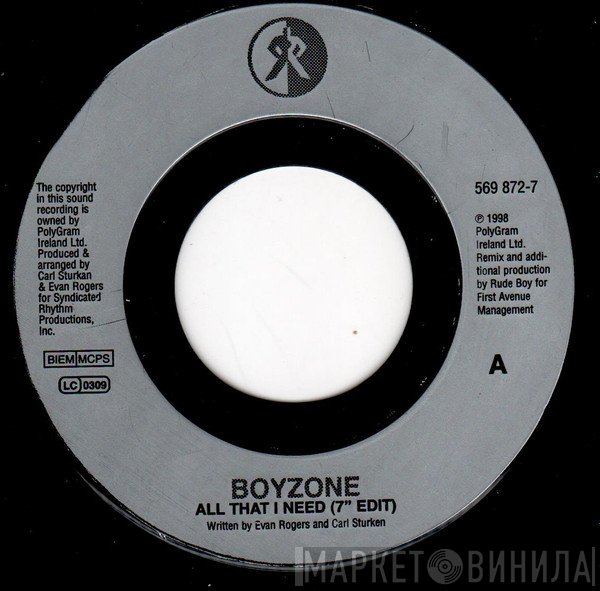 Boyzone - All That I Need