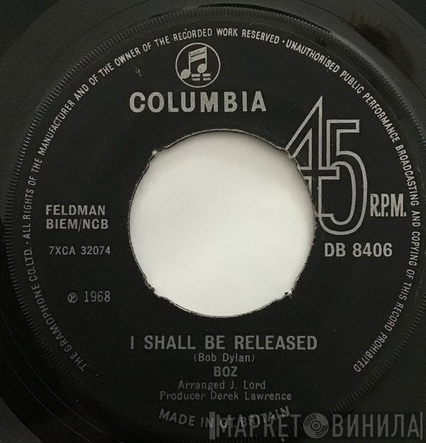 Boz Burrell - I Shall Be Released / Down In The Flood