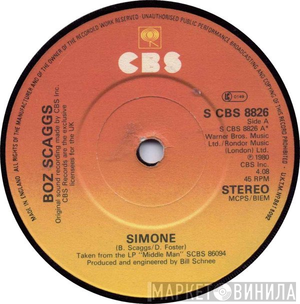 Boz Scaggs  - Simone