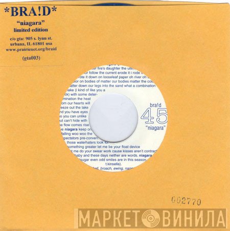 Braid  - Niagara