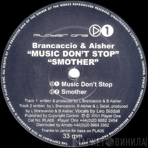 Brancaccio & Aisher - Music Don't Stop