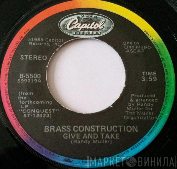 Brass Construction - Give And Take / My Place