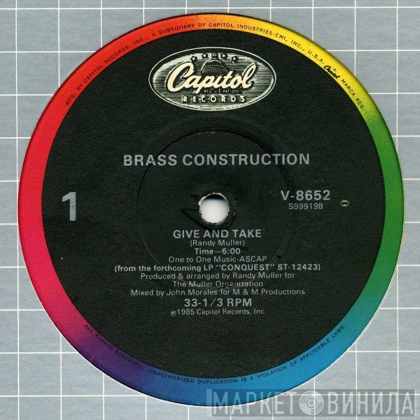 Brass Construction  - Give And Take