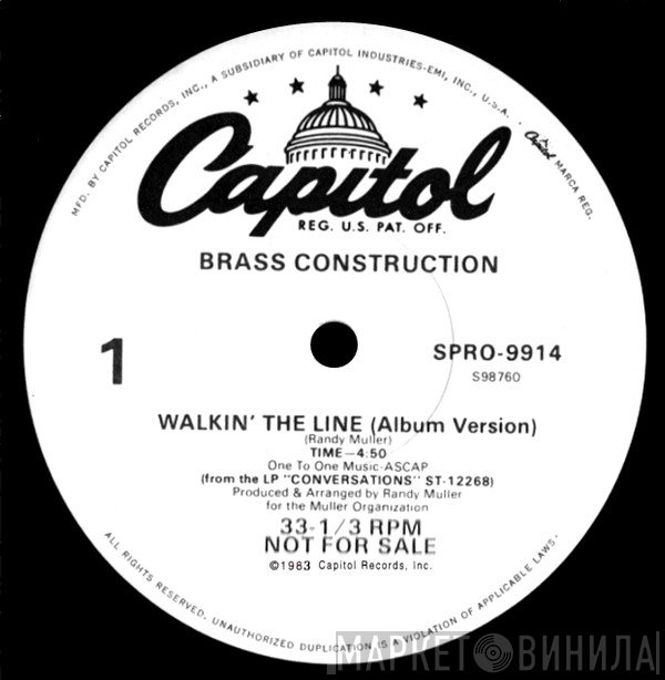 Brass Construction - Walkin' The Line