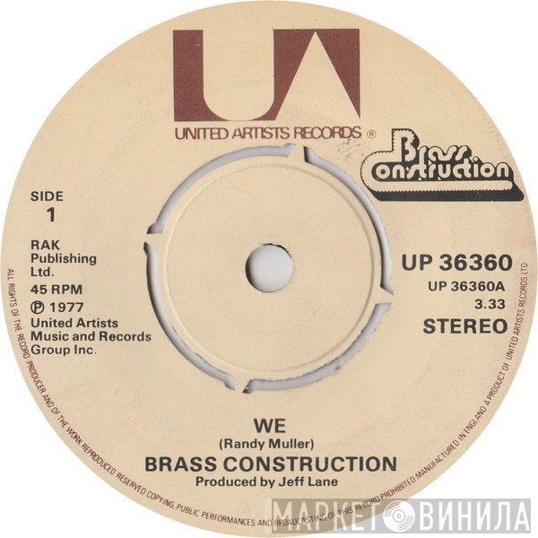 Brass Construction  - We