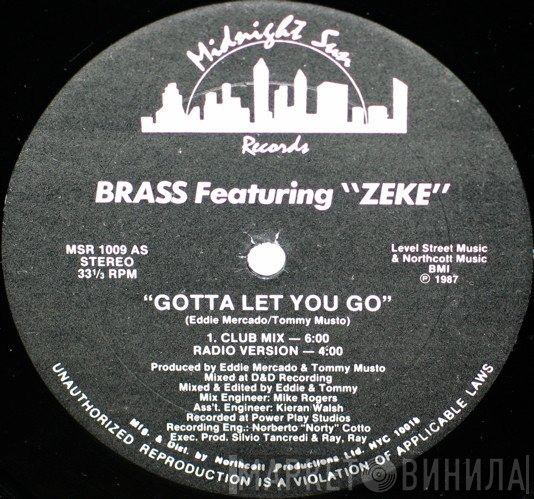 Brass, Zeke  - Gotta Let You Go