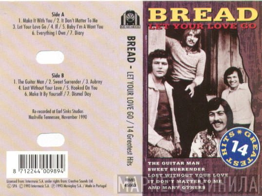 Bread - Let Your Love Go / 14 Greatest Hits