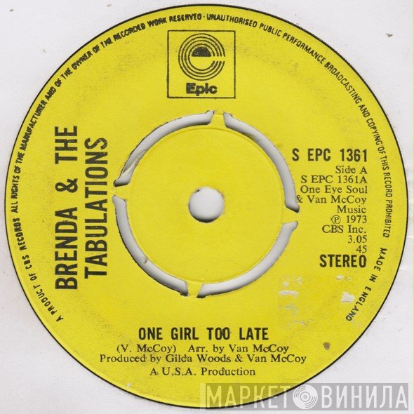 Brenda & The Tabulations - One Girl Too Late